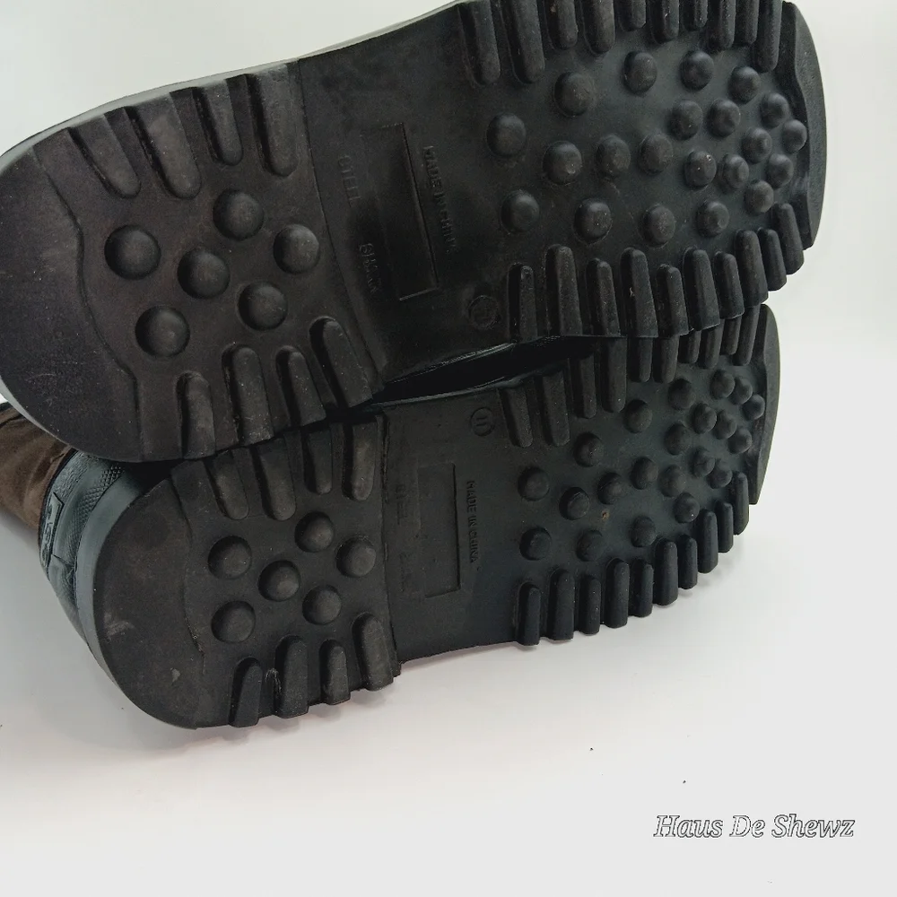 Brown and Black Men's Totes Boots